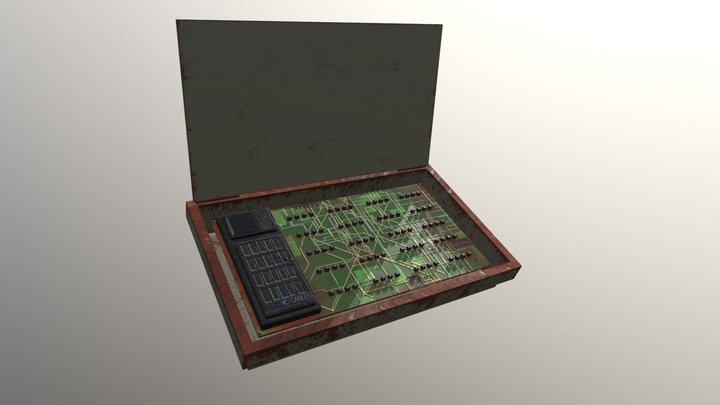 Circuit Board 3D Model