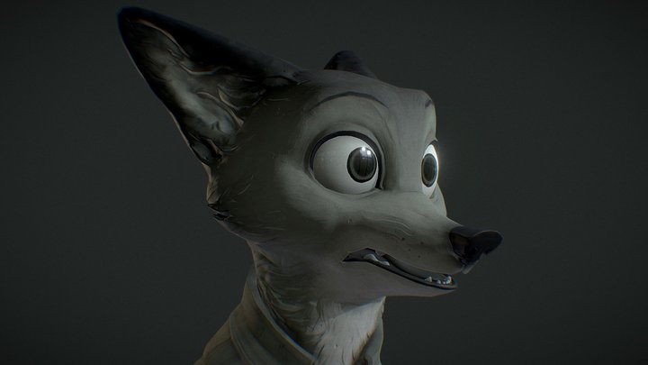 Nick Wilde Figurine 3D Model