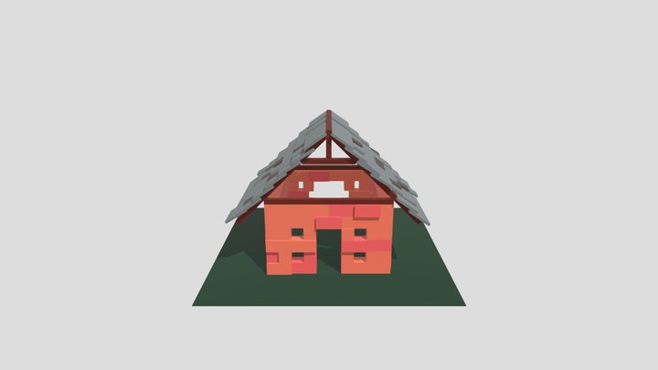 House Ruins 3D Model