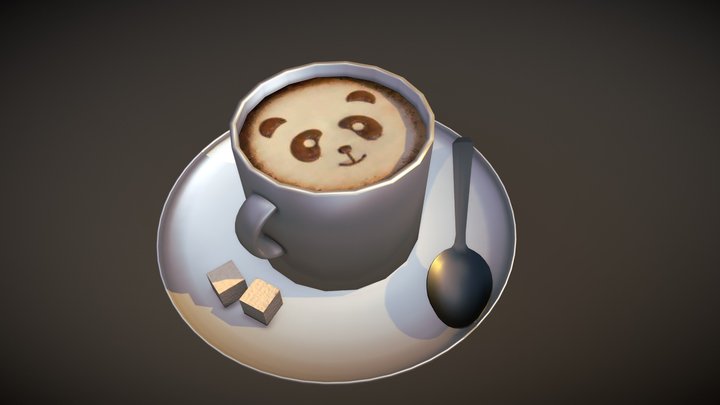 Cup of coffee 3D Model
