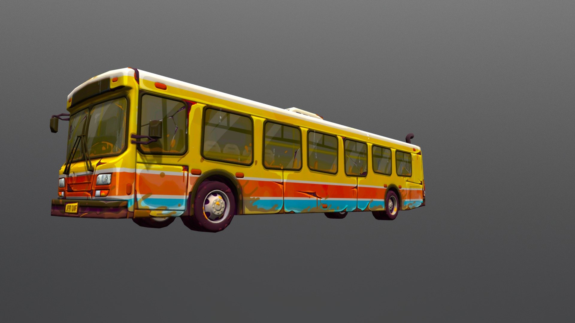 FORTNITECity Bus Download Free 3D model by KryptoGames