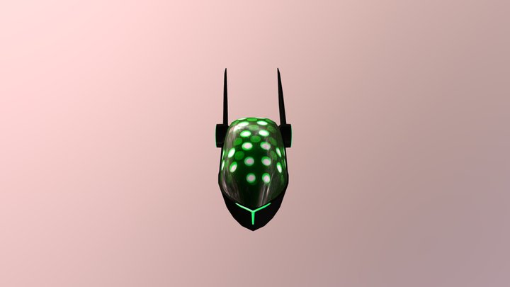Cyber Kangaroo Helmet V2 3D Model