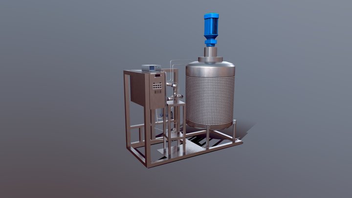 Fermentation Unit - Low Detailed 3D Model