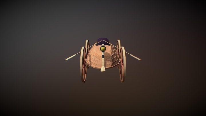 BOATCAR #LowPolyCarChallenge 3D Model