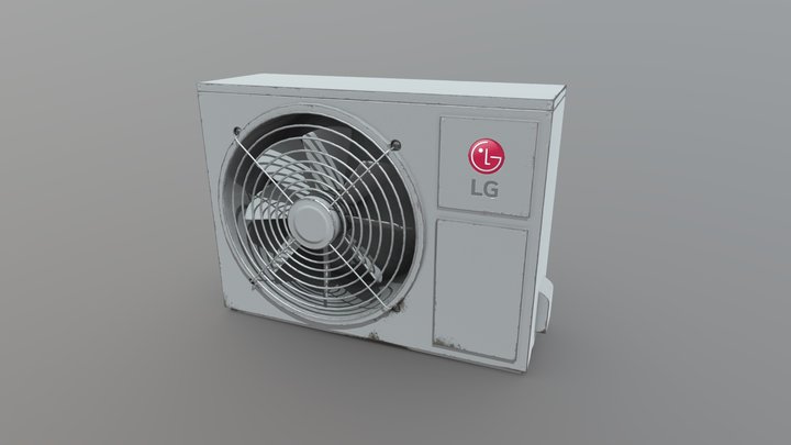 Air Conditioning Unit 3D Model