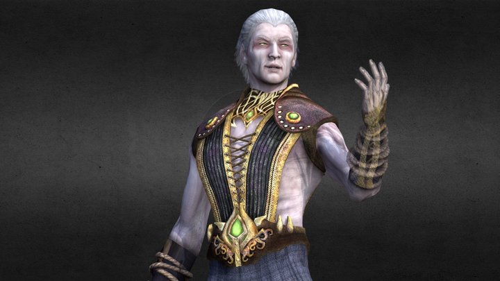 Streamlined Shinnok MKX 3D Model