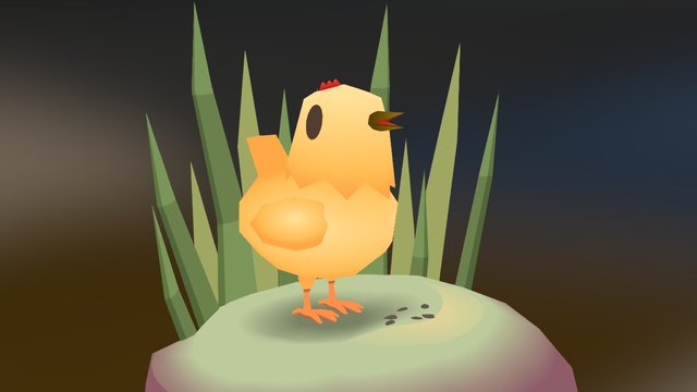 chick 3D Model