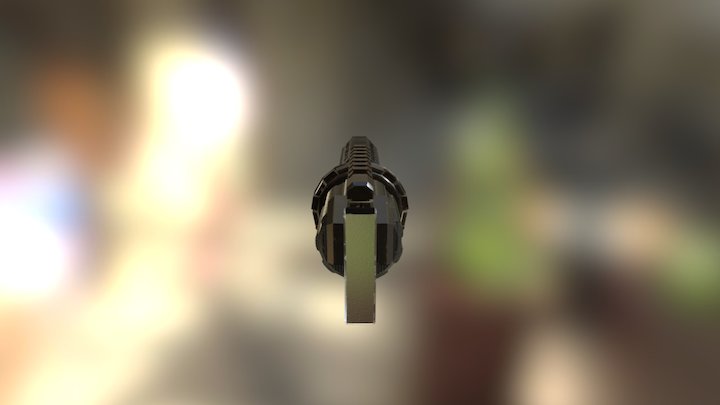 Mech Grenade Launcher 3D Model