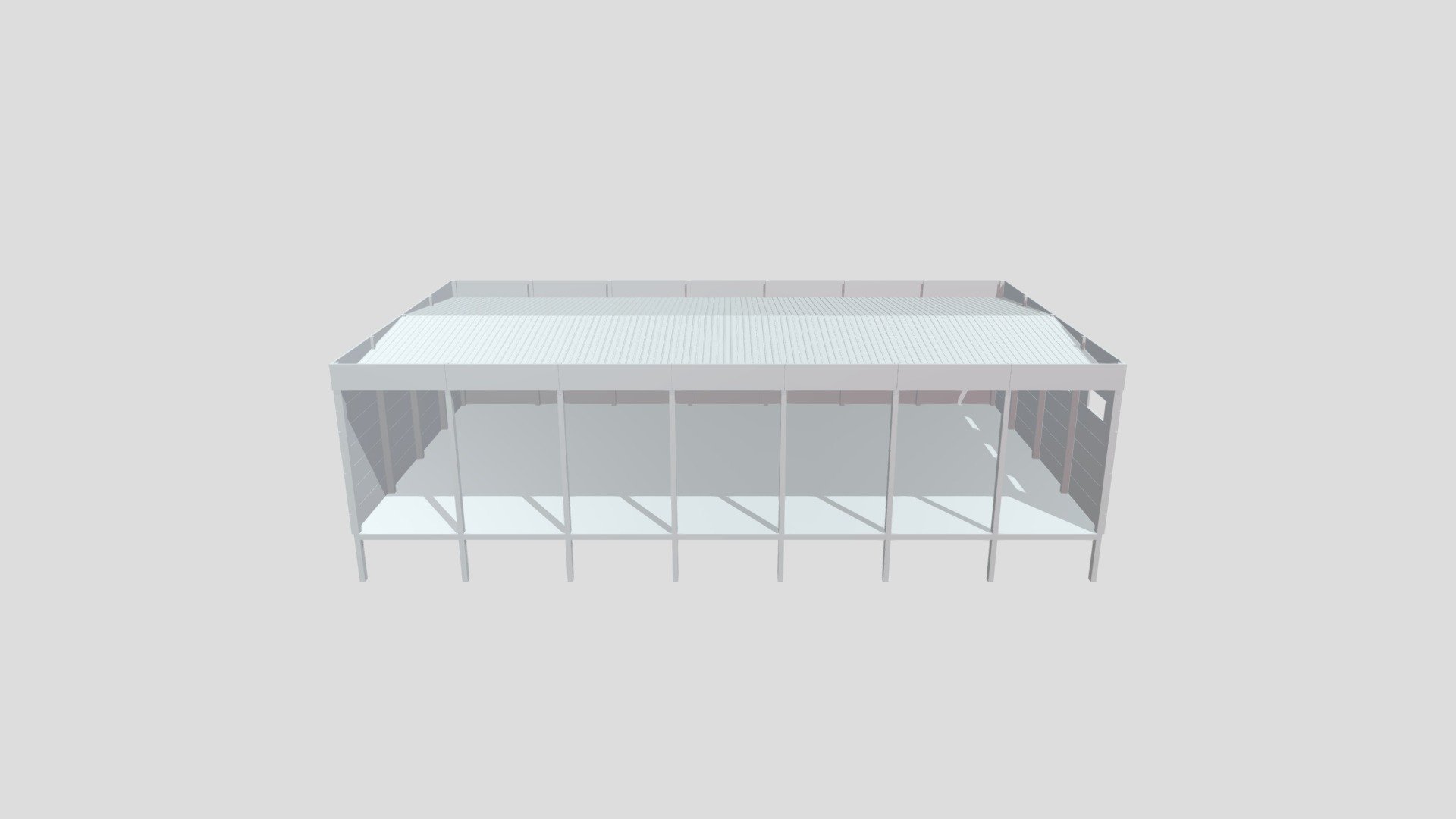 Modelo 3D - Fechamento Em Placas
