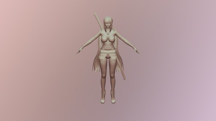 Saki 3D Model