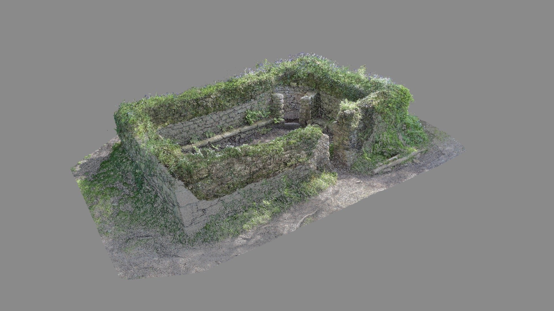 Madron Baptistry - point cloud
