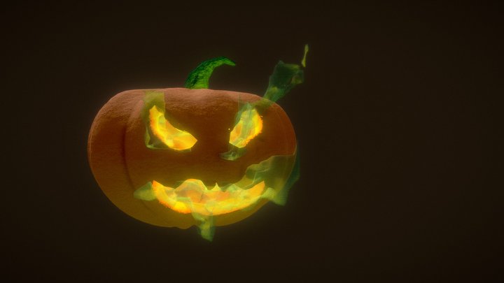 Pumpkin-Halloween 3D Model