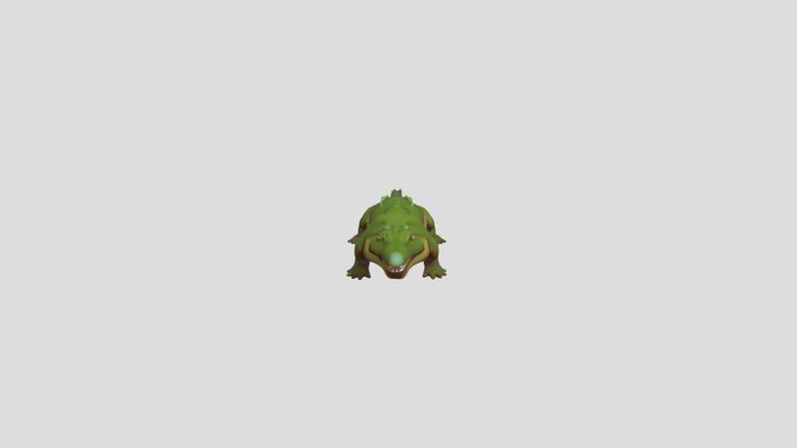 crocodile_walks 3D Model