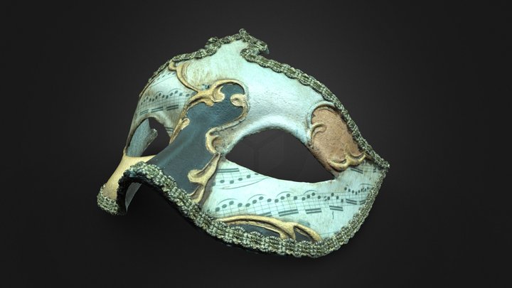 Venetian Mask 3D Model