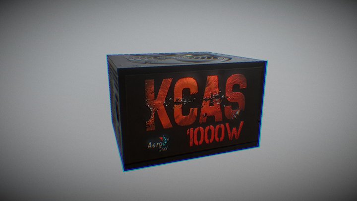 Aerocool KCAS, 1000W 3D Model