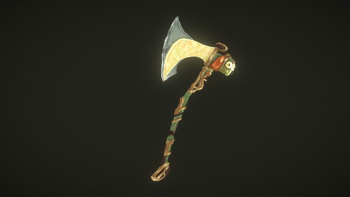 [Student Work] Dragonfly Axe 3D Model