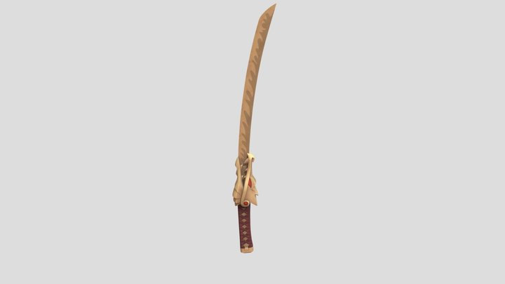 Fortnite Ninjago Kai's Sword 3D Model