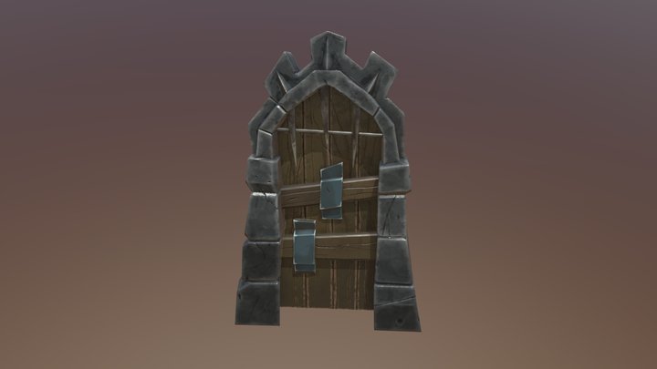 Prison cell door 3D Model