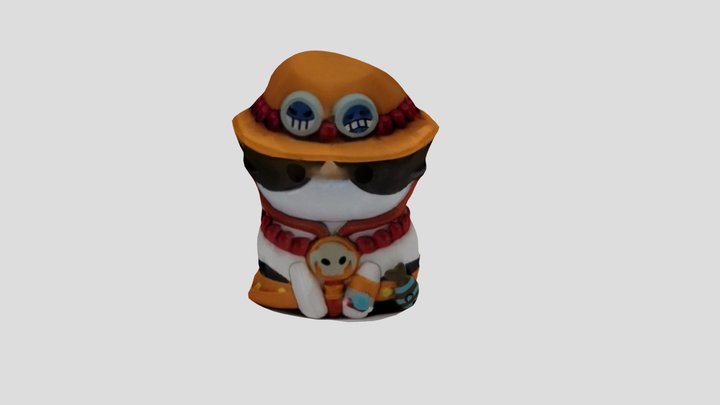 Ace Cat 3D Model