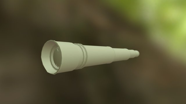 Old Post Apocalyptic Telescope - Part 2 3D Model