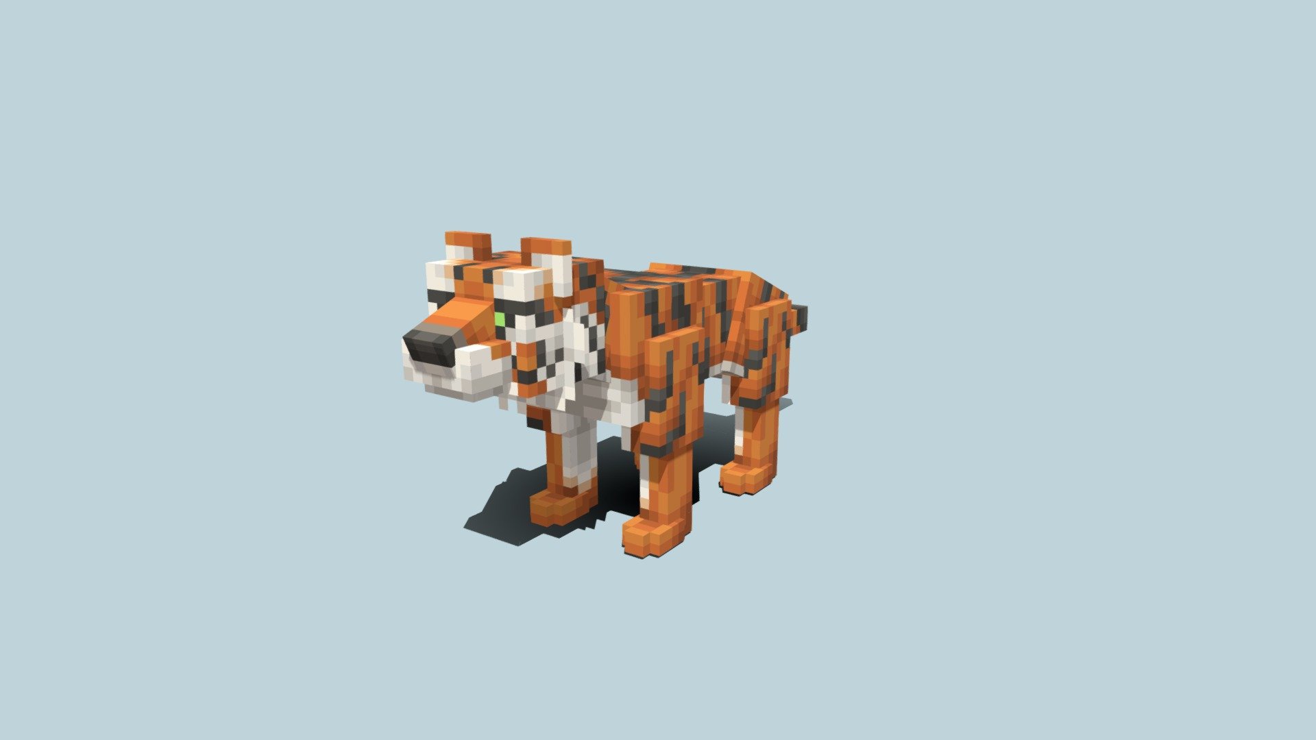 Tiger - 3D model by 어린작 young_work (@youngwork) [7d7373d] - Sketchfab