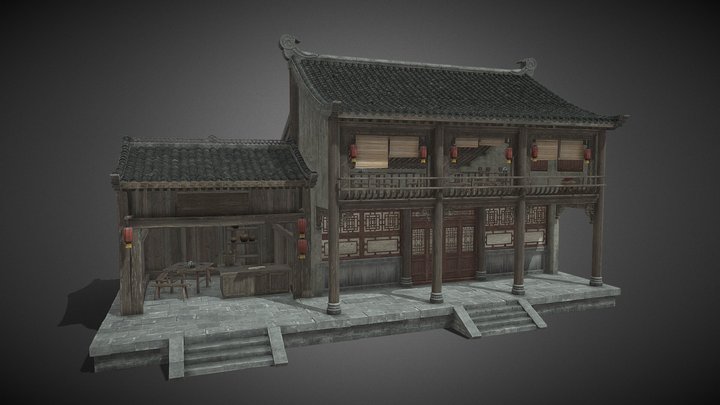 Ancient architecture 3D Model