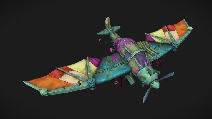 Jinx Airplane 3D Model