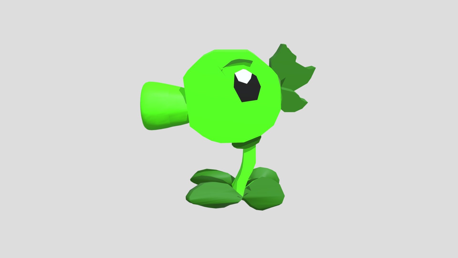 Pea Shooter V2 3d Model By Dbernalb12 [7d75113] Sketchfab