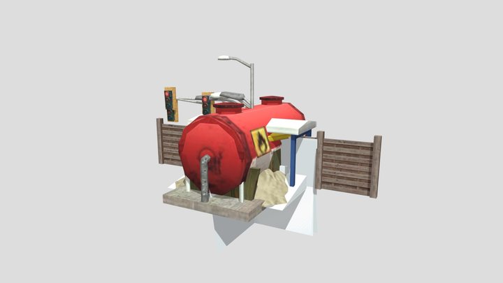 traffic slam 2 destructibles – Free 3D Model STL
