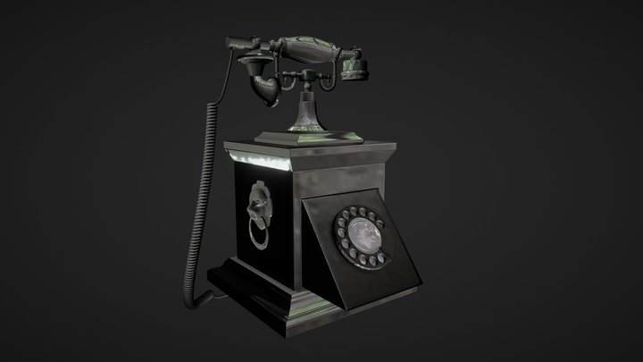 Old TelPhone 3D Model