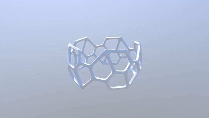 Pentagonal Hexacontahedron Bracelet 3D Model