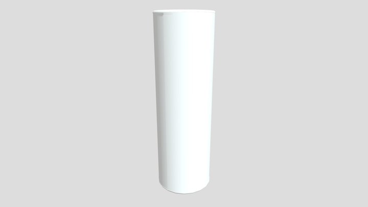 Pringles Can Blue 3D Model
