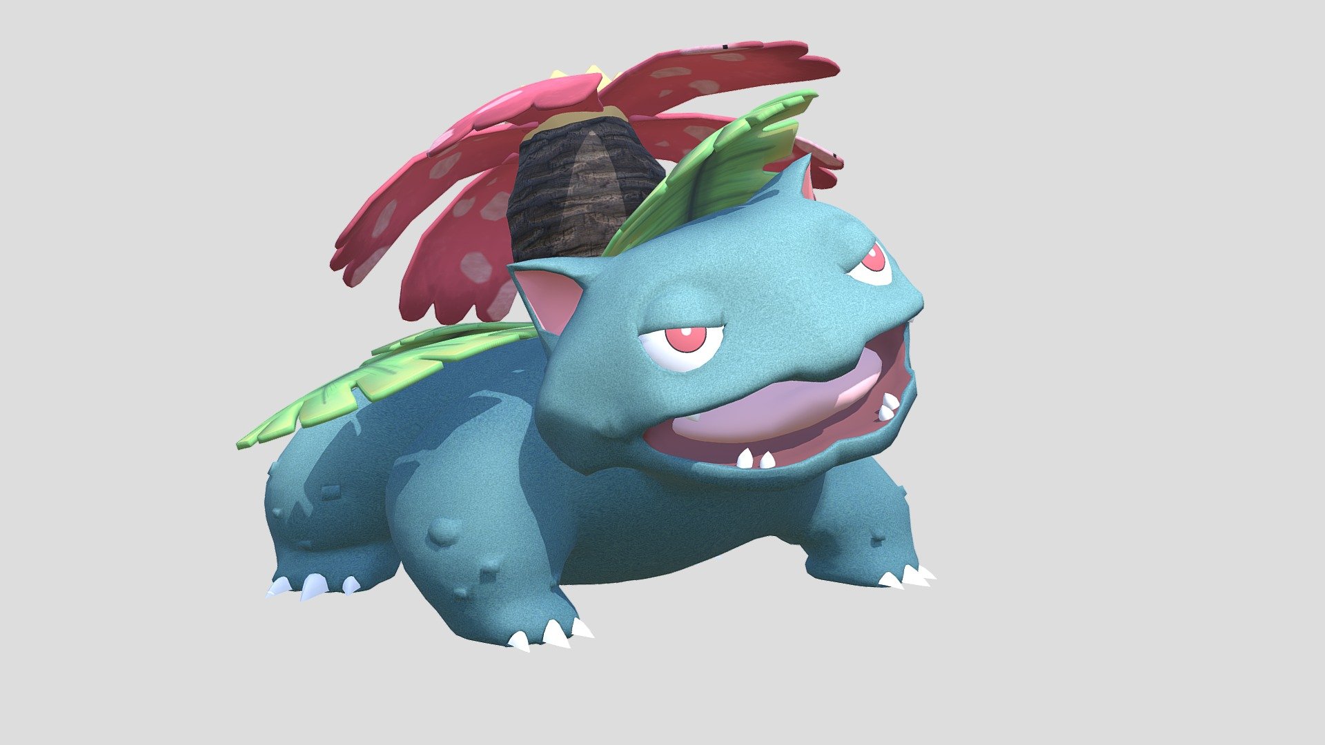 Venusaur - 3D model by Coaxo [7d77558] - Sketchfab