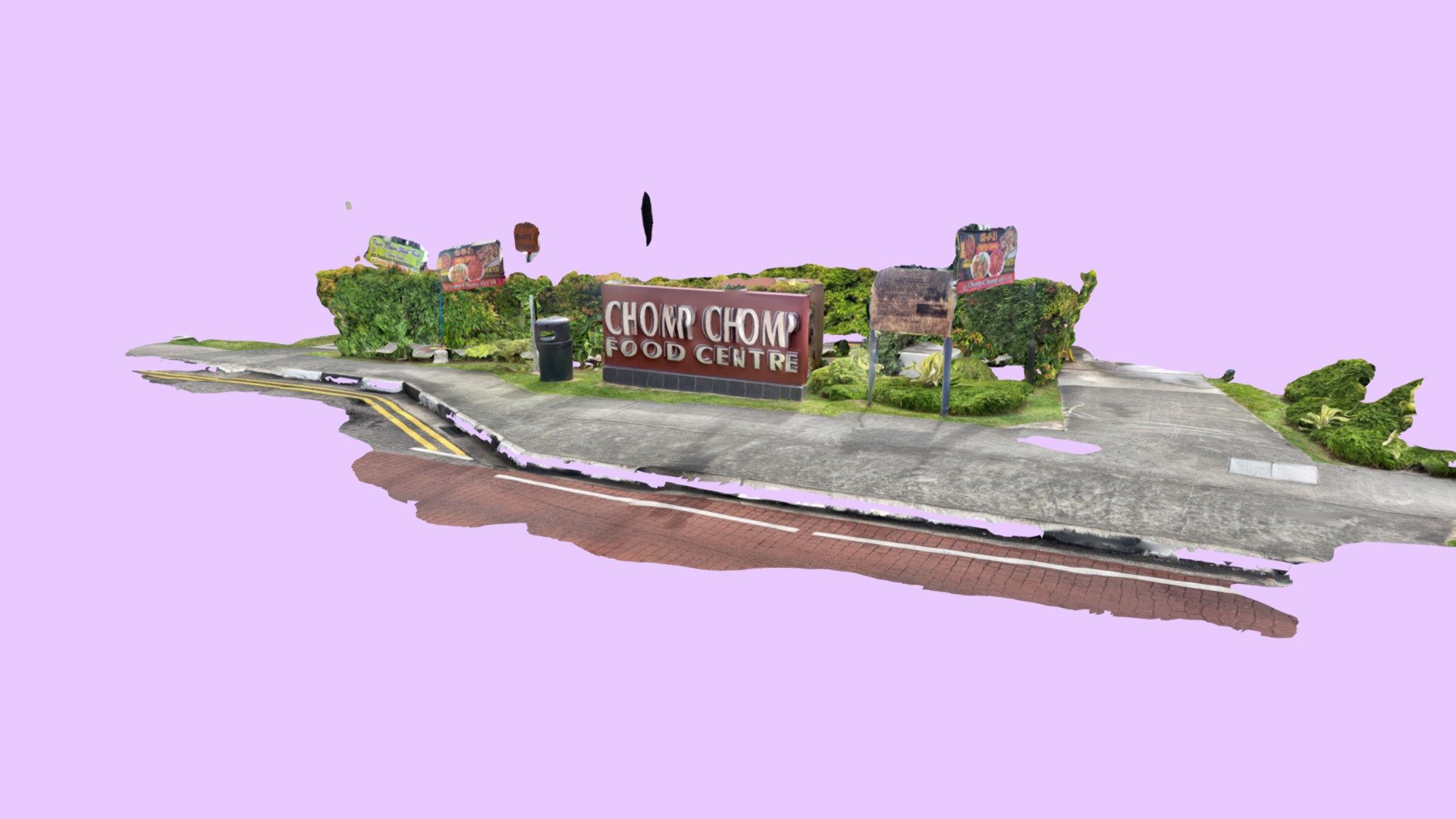 Chomp Chomp Food Centre Sign (Area)