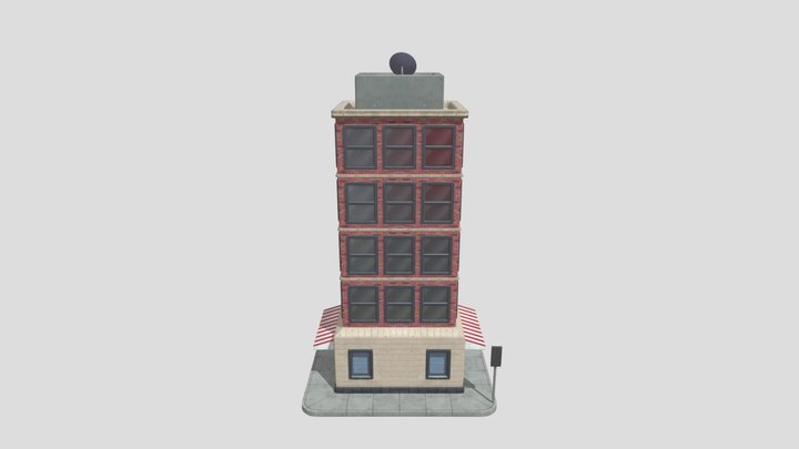 Building Tower 3D Model
