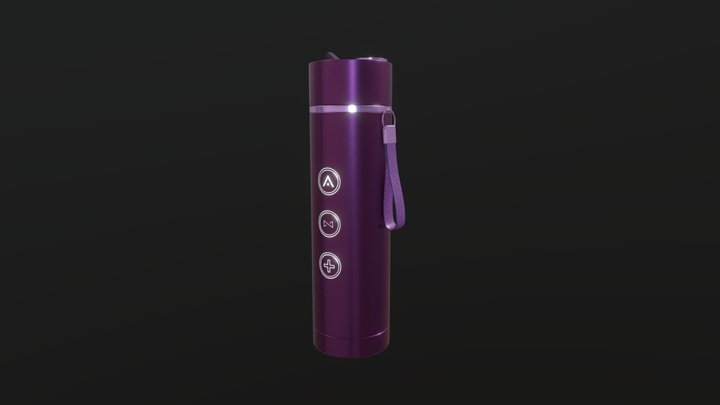 Smart water bottle 3D Model