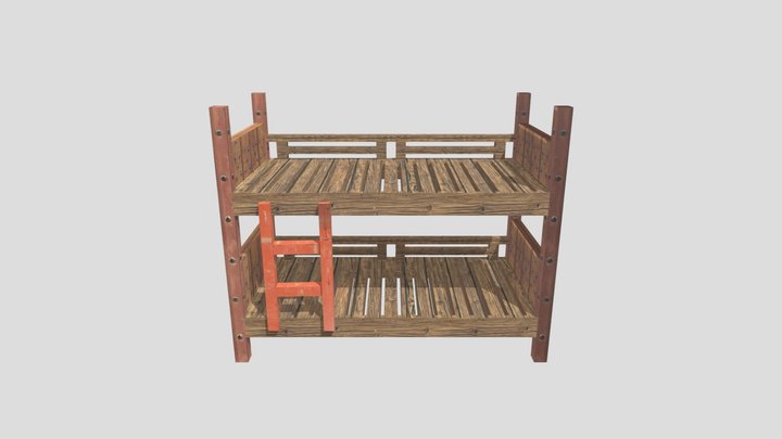 BunkBed 3D Model