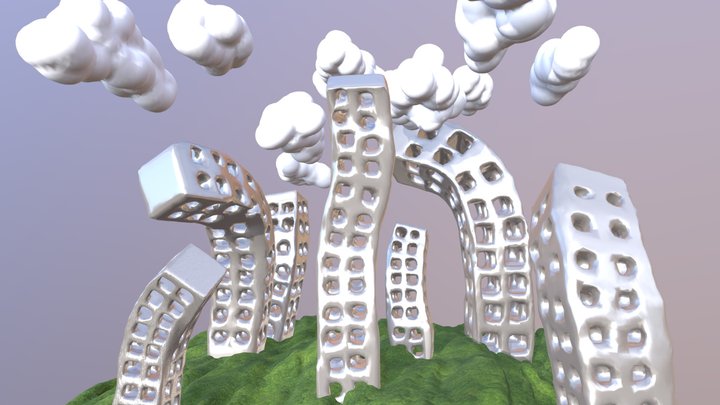floppy city!!! 3D Model