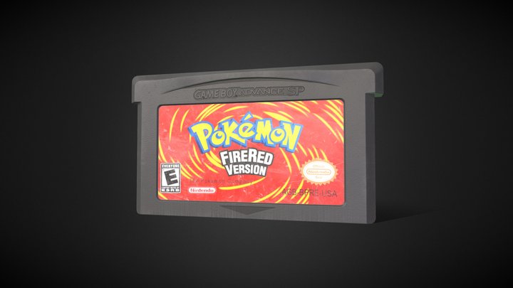 Pokemon Cartridge (Gameboy) 3D Model