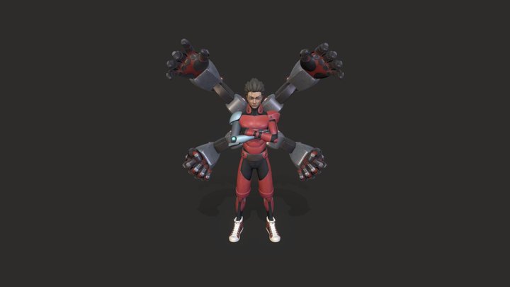 Male Character for Gaming 3D Model