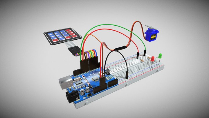 Aula 17 - Fechadura  Eletrônica – Kostenloses 3D-Modell STL