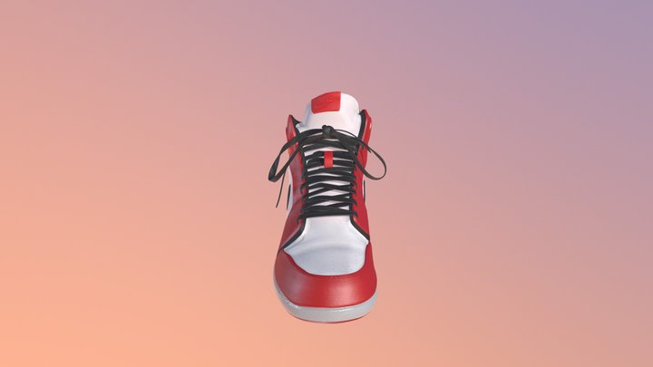 Air Jordan one 3D Model