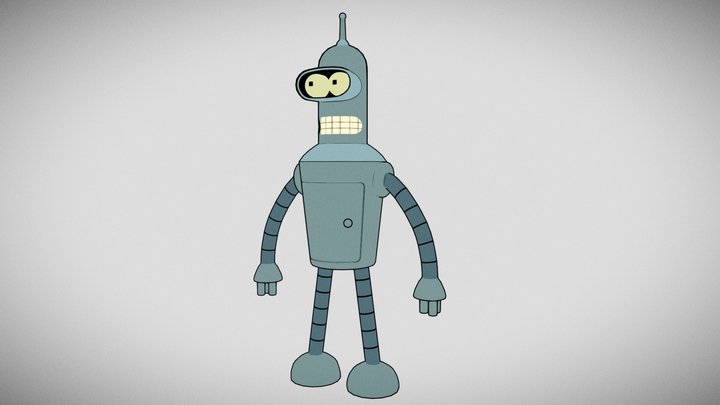 Bender Robot 3D Model