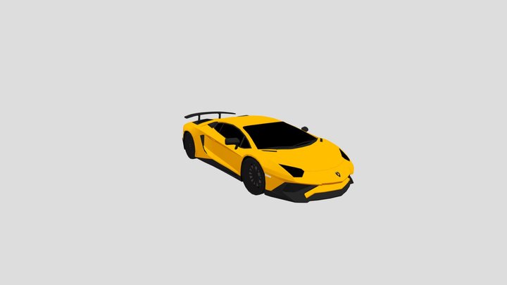 Lamborghini_Aventador ANIMATION 3D Model