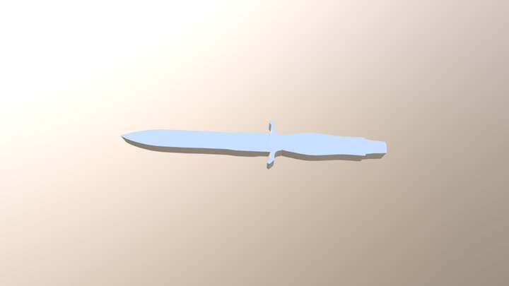 Straight Knife 3D Model