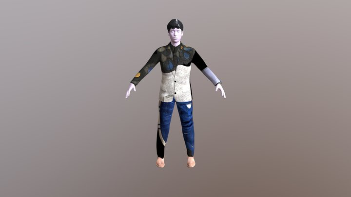 Avatar Uomo 3D Model