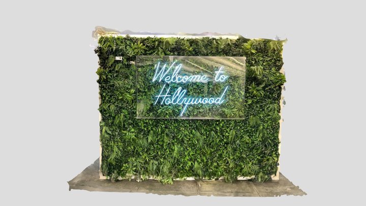 Welcome to Hollywood 3D Model