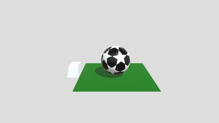 Football Ball 3D Model