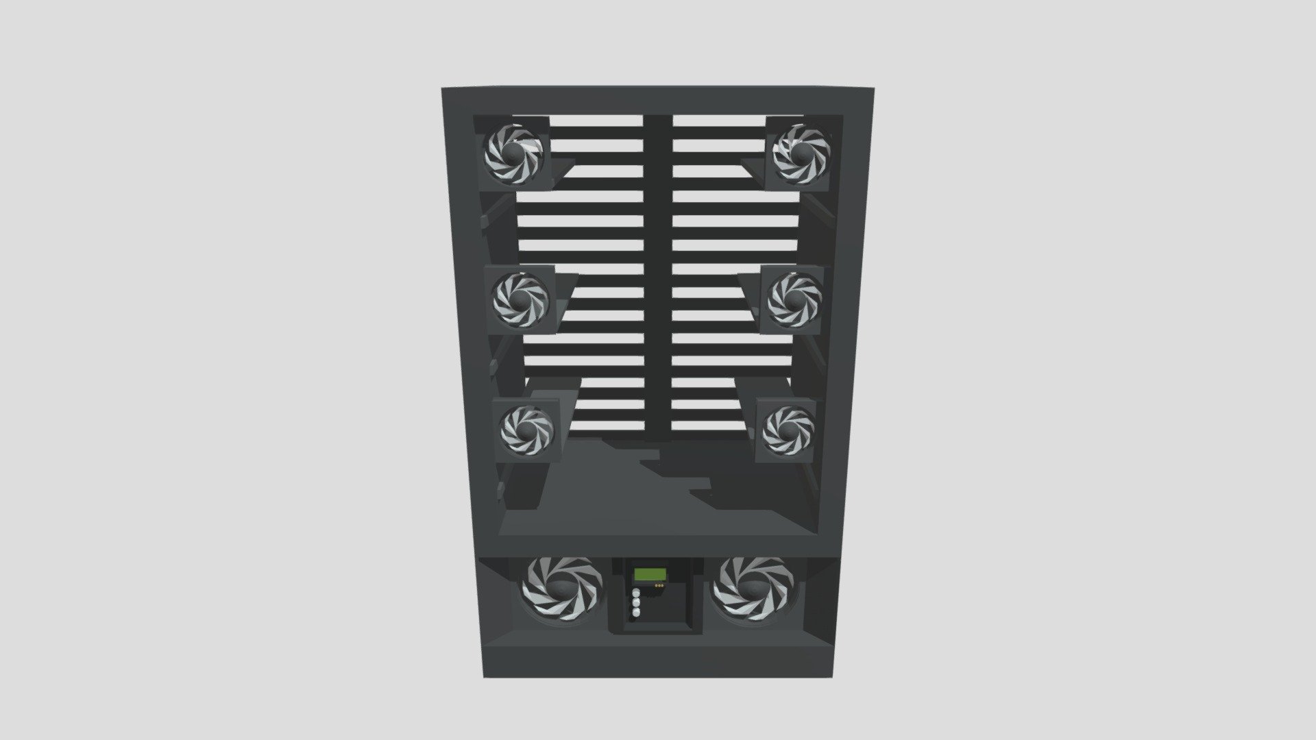 Empty Printer Rack