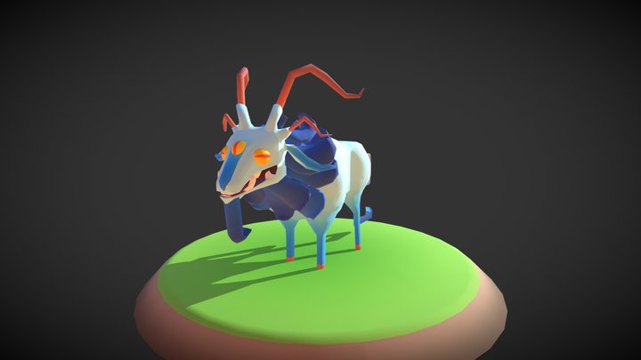 Monster Goat 3D Model